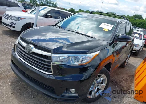 2015 Toyota Highlander Limited Platinum V6 z USA, uszkodzony, nr VIN 5TDDKRFH2FS170489